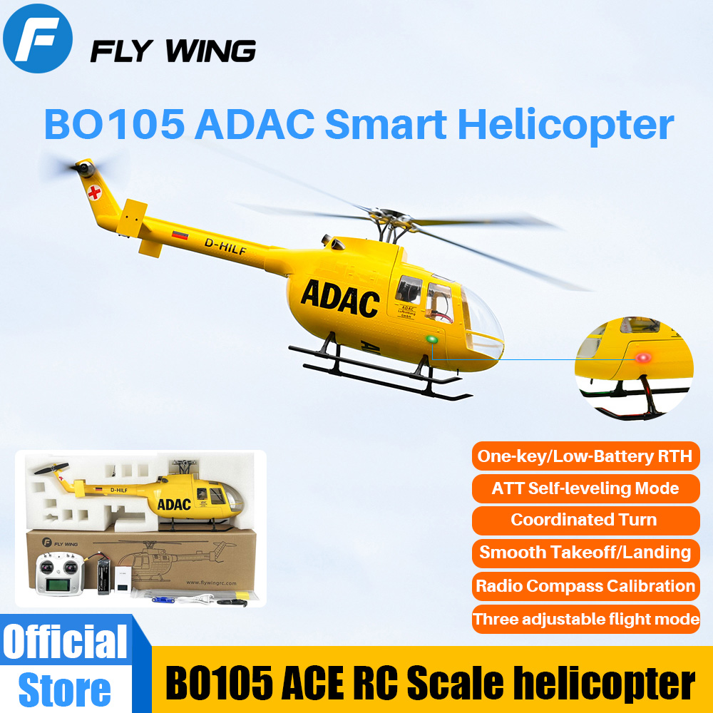 FLY WING BO105 Scale Helicopte - Rc Helicopter Charger 评论和价格