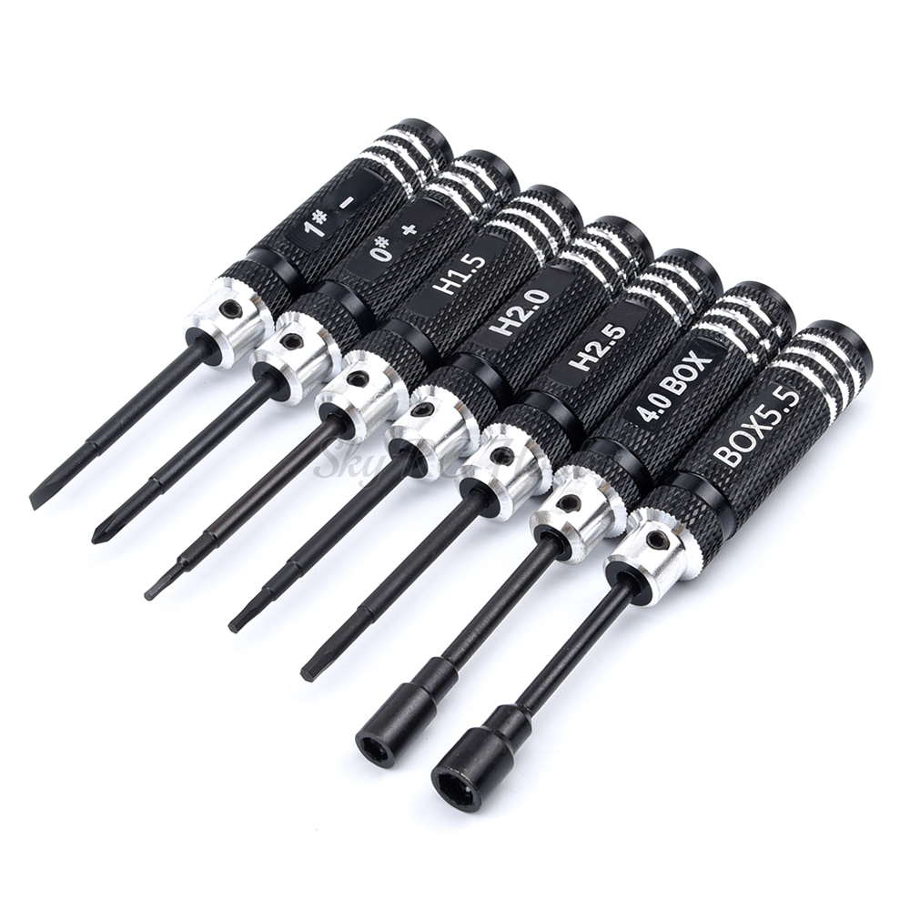 7PCS/Set 0/1/1.5/2/2.5/4/5.5mm - Rc Helicopter Tool Kit 评论和价格