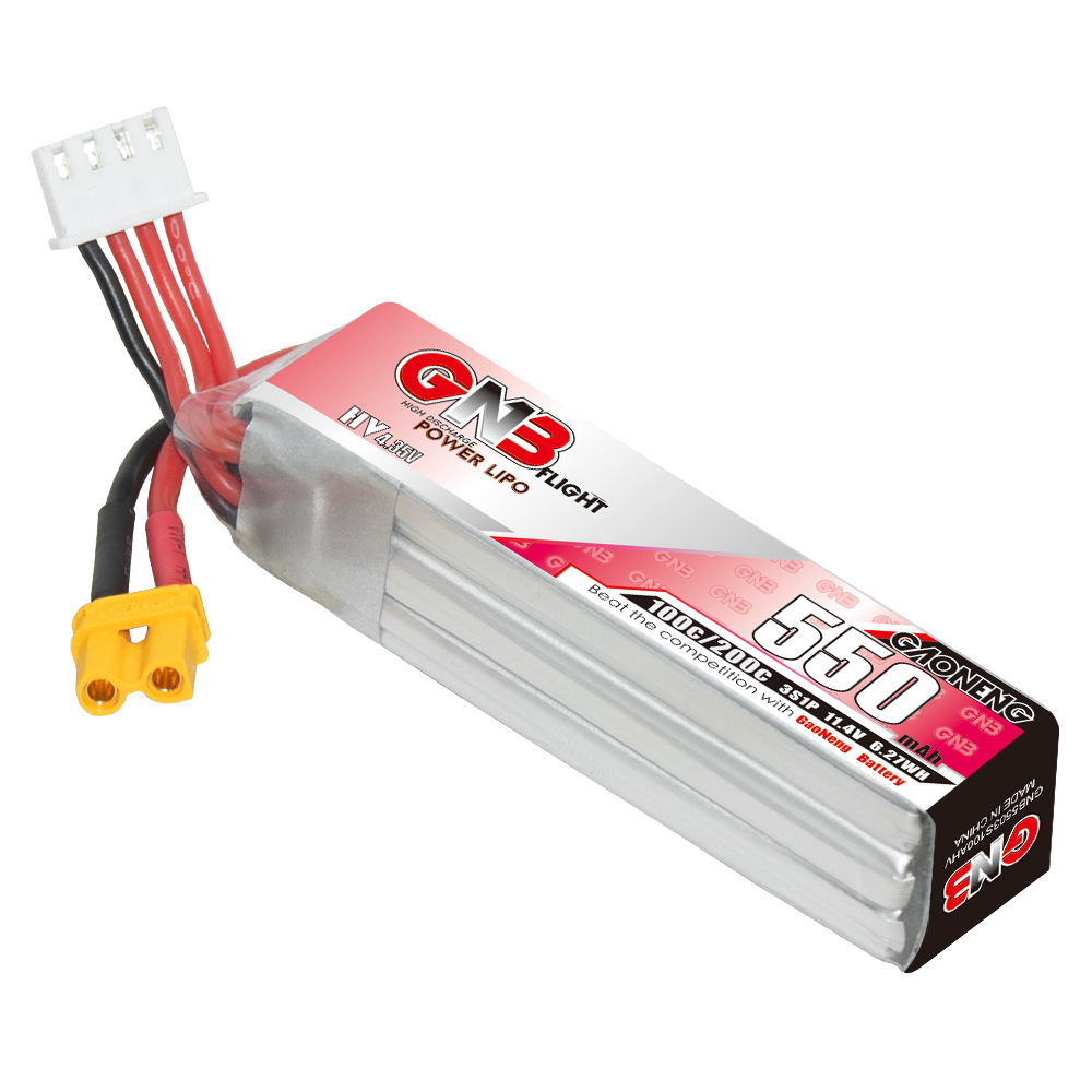 GNB HV 11.4V 550mAh 100C/200C  - Rc Helicopter Parts 评论和价格