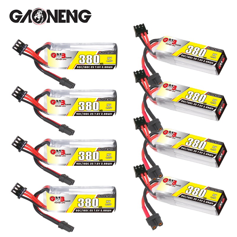 GNB 2S 7.6V 380mAh 90C/180C Li - Rc Helicopter Coaxial 评论和价格