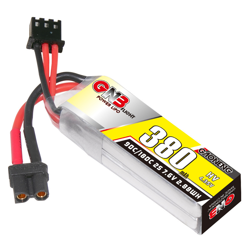 GNB 2S 7.6V 380mAh 90C/180C Li - Rc Helicopter Coaxial 评论和价格