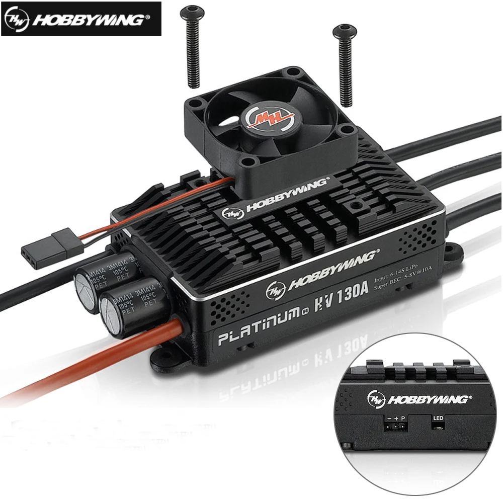 Hobbywing Platinum HV 130A SBE - Rc Helicopter Motor 评论和价格